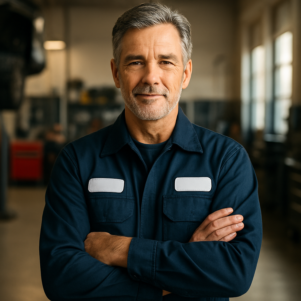 Peter Reinhardt, Kfz-Meister und Inhaber von Autoservice Reinhardt in Saarbrücken